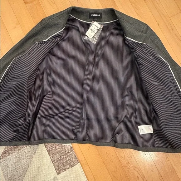 Express Charcoal Blazer - Picture 5 of 7